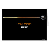 Billiard Card (Front Horizontal)