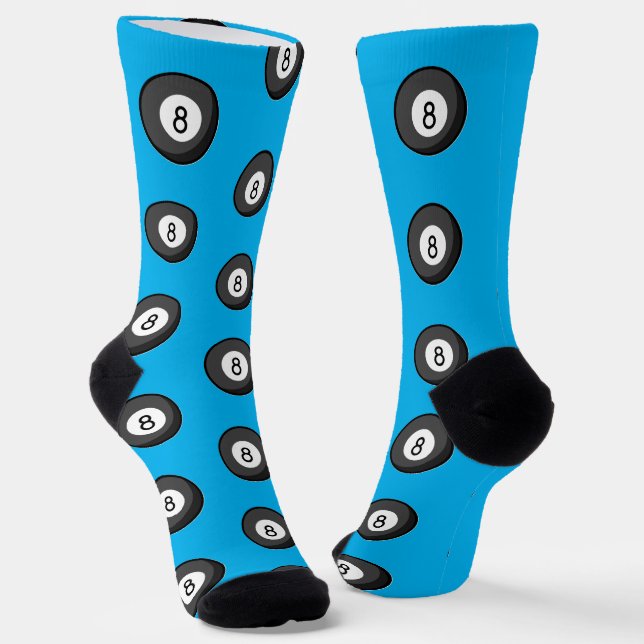 Billiard Eight Balls Socks (Angled)
