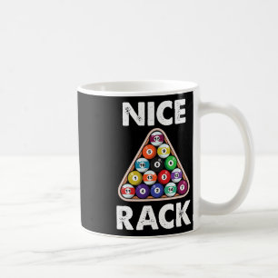 Billiard Nice Rack Billiard Player Gift Coffee Mug