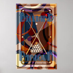 Billiard Parlour Panic Poster