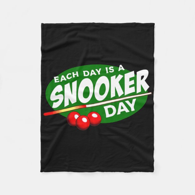 Billiard Player Snooker Pool Game Lover Funny  Fleece Blanket (Front)