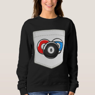 Billiard Pool Cute Pocket Ball Sweatshirt