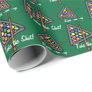 Billiard/Pool Game Wrapping Paper
