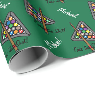 Billiard / Pool Player Game Wrapping Paper