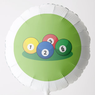 Billiard Pool Snooker Balls Balloon