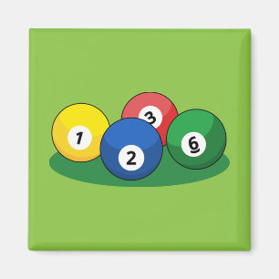 Billiard Pool Snooker Balls Magnet