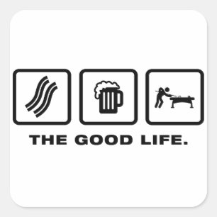 Billiard / Pool Square Sticker