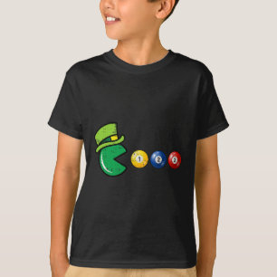 Billiard Pool St Patricks Day Retro Game  T-Shirt
