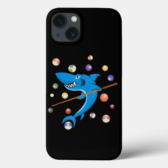 Billiard Shark 8 Ball Player Pool Table Cue Stick Case-Mate iPhone Case (Back)