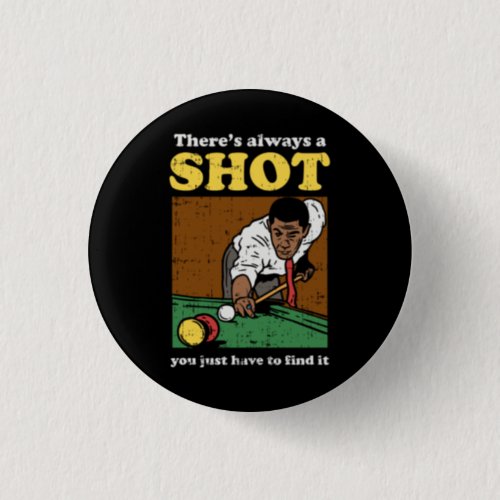 Billiard Snooker Retro Button