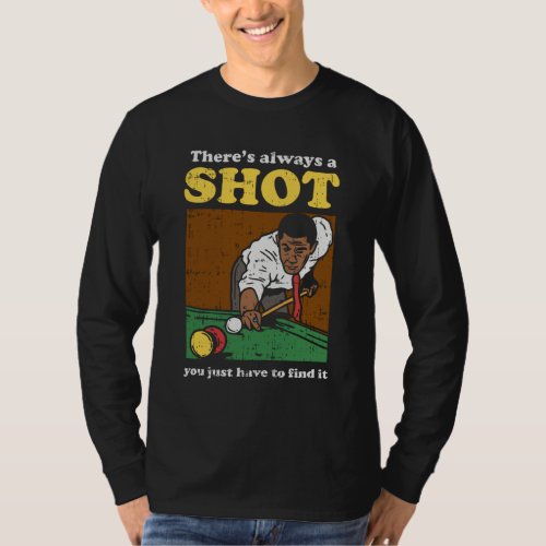 Billiard Snooker Retro T_Shirt