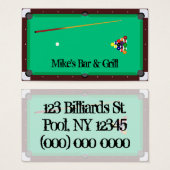 Billiards (Front & Back)
