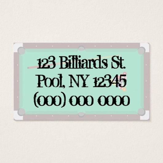 Billiards (Back)