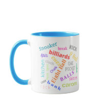 Billiards 2 toned mug