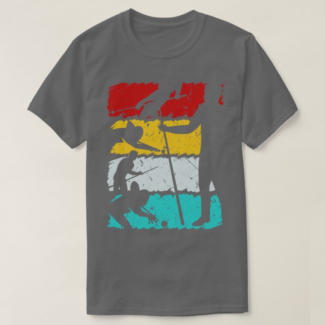 Billiards 8 Ball Retro Design for Pool Player Vint T-Shirt (Design Front)