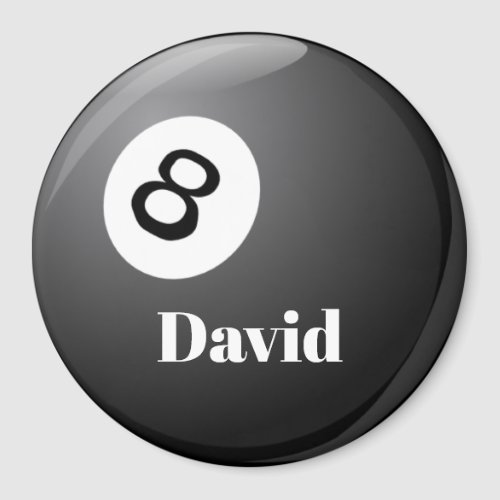 Billiards 8 Ball template Magnet