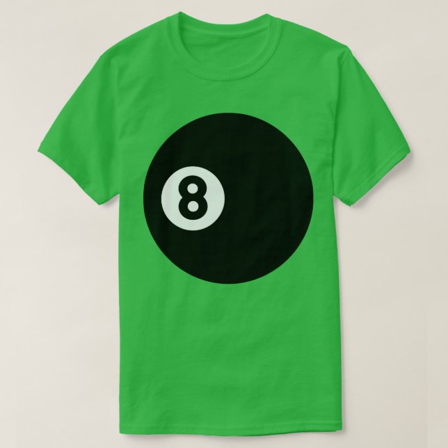 Billiards 8Ball T-Shirt (Design Front)