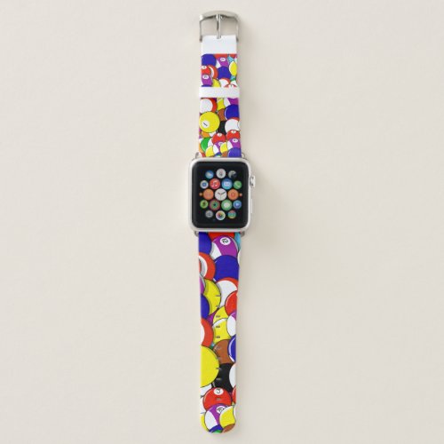 Billiards Abstract Pattern Apple Watch Band