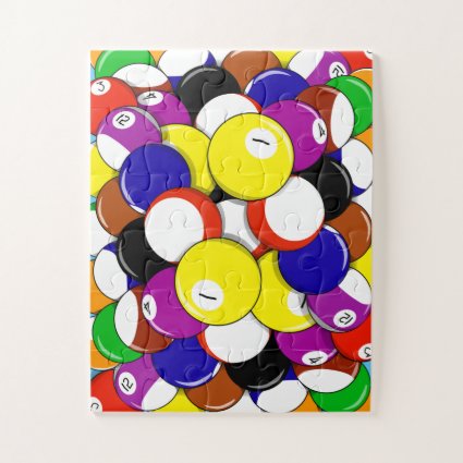 Billiards Abstract Pattern Puzzle