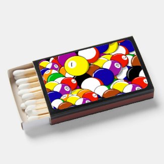 Billiards Abstract Pattern Set of Matches