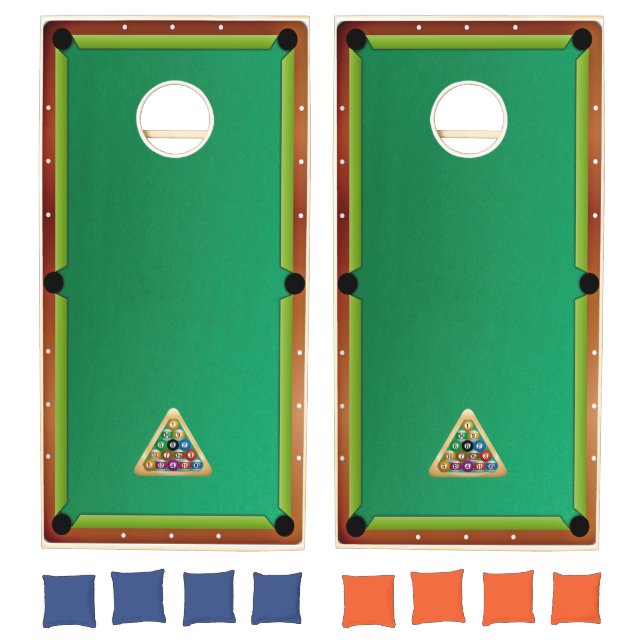 Billiards and cornhole set (Set)