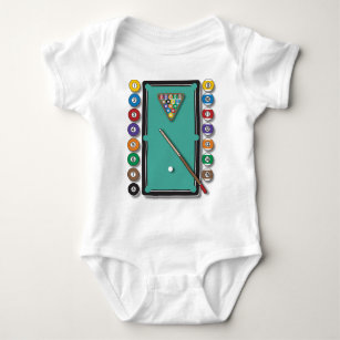 Billiards Baby Bodysuit