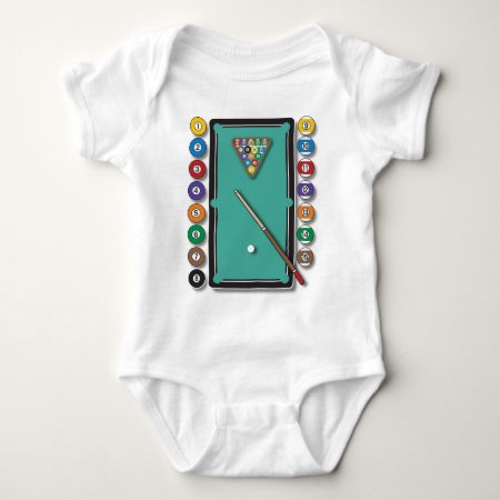 Billiards Baby Bodysuit