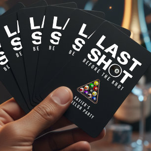 Billiards Bachelor Party Last Shot Pool Ball Poker Cards