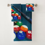 Billiards Bathroom Towel Set at Zazzle