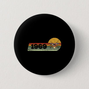 Billiards Billiard-gamer Vintage 1969 Birthday Poo Button