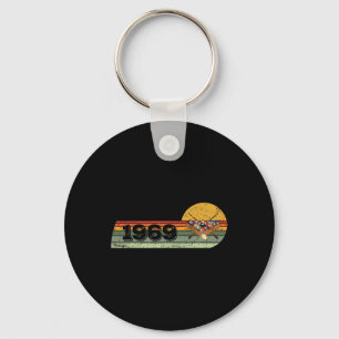 Billiards Billiard-gamer Vintage 1969 Birthday Poo Keychain