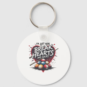Billiards Break Heart And Racks 8 Ll Pool Shark 9  Keychain