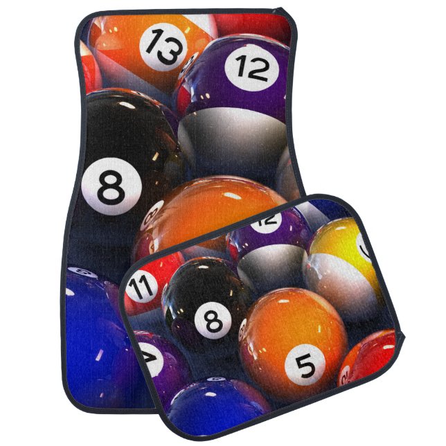 Billiards Car Mats (Set)