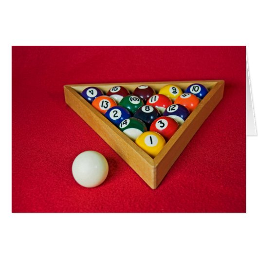 Billiards Cards (Front Horizontal)