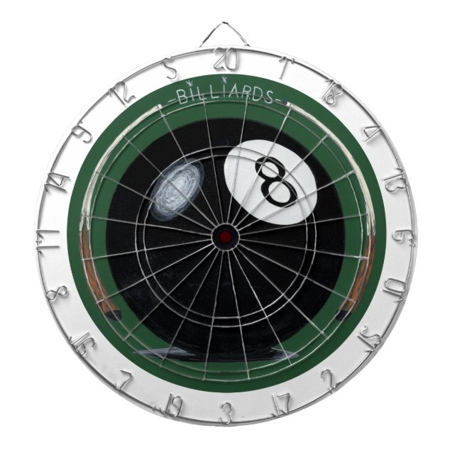 Billiards Dart Board (Front)