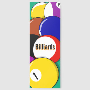Billiards Design Bookmark