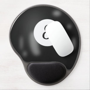 Billiards Eight Ball Design Gel Mouse Pad