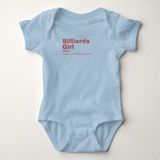 Billiards Girl - Billiards Baby Bodysuit