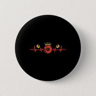 Billiards Heartbeat 8 Ball Pool Player Billiard Sh Button