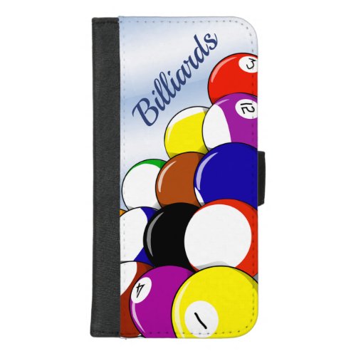 Billiards iPhone 87 Plus Wallet Case