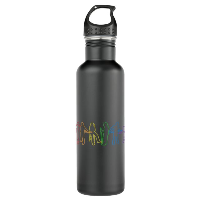 Billiards Its In My DNA Sport Games Billiards Stainless Steel Water Bottle (Front)