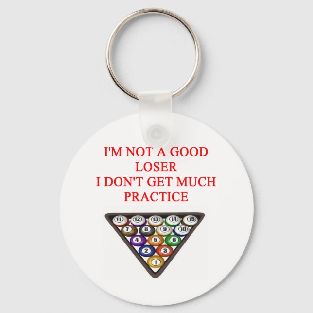 billiards keychain (Front)