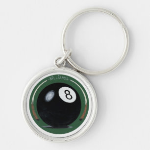 Billiards Keychain