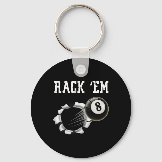 Billiards  keychain (Front)
