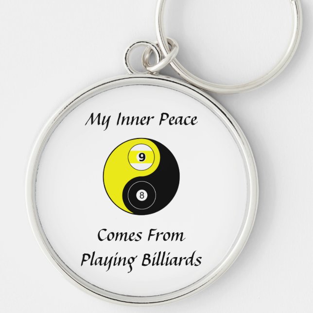 Billiards  keychain (Front)