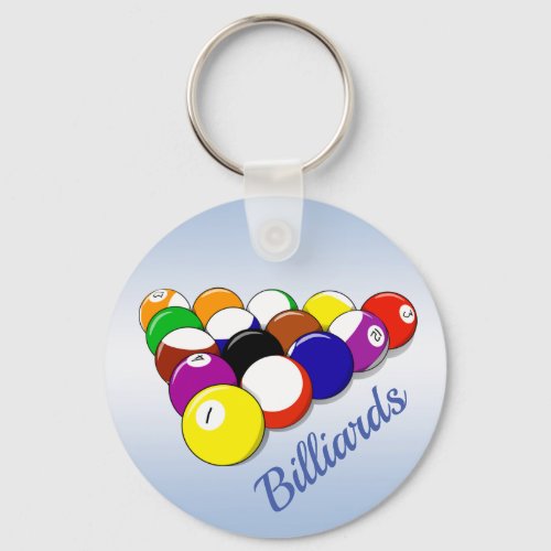 Billiards Keychain