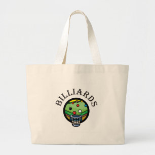 Billiards Large Tote Bag