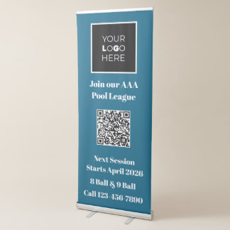 Billiards League Promotional Vertical Banner