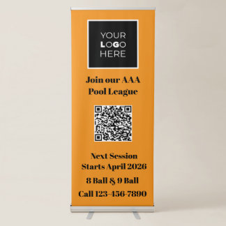 Billiards League Promotional Vertical Banner