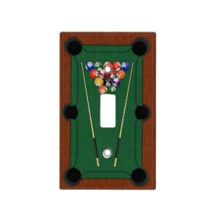 Billiards Light Switch Cover